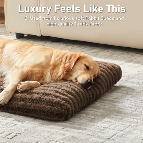 FURTIME Washable Dog Bed Large Sized Dogs, Deluxe Medium Dog Crate Beds - Image 3