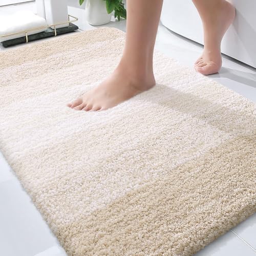 OLANLY Bathroom Rugs Mat 36x24, Extra Soft Absorbent Microfiber Bath Rugs by OLANLY