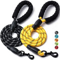 2 Pack Dog Leash, Heavy Duty Nylon Rope Pet Leashes by BOOMIBOO