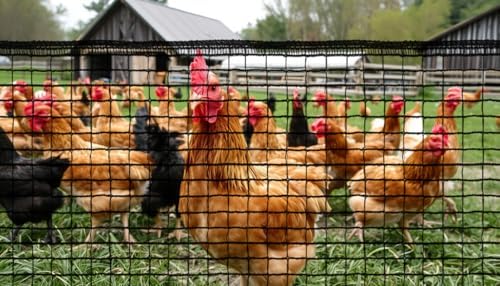 Plastic Mesh Fence Deer Fencing 4x75ft, Reinforced Edges, 55gsm Heavy Duty - Image 4