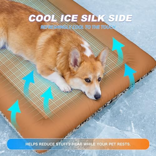 Self Warming Cat Bed, Reversible Cooling Mat - Image 3
