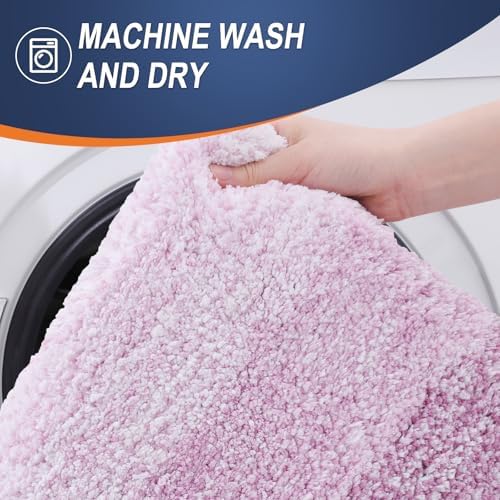 OLANLY Large Bathroom Rugs 50x30, Extra Soft Absorbent Microfiber Bath Rugs - Image 6