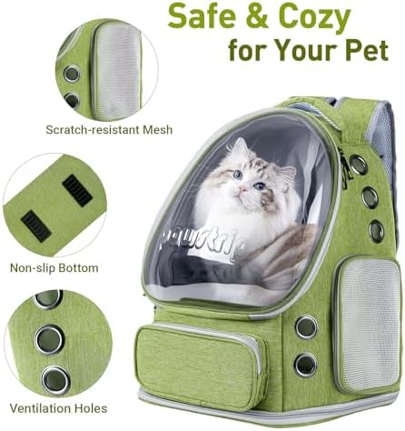 Cat Backpack Carrier Clear Bubble Window - Image 3