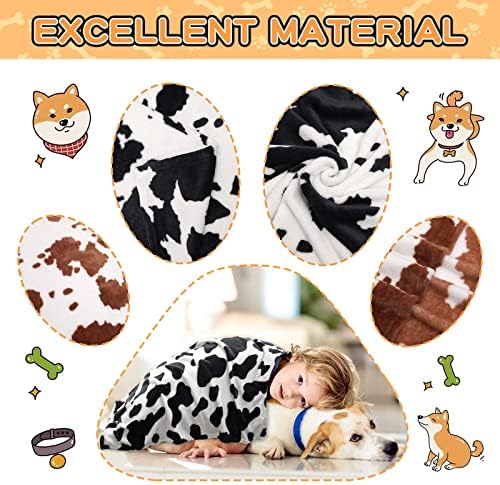 Rezutan Blanket for Large Dogs & Cats Soft Reversible Cute Paw 40"x31" - Image 3