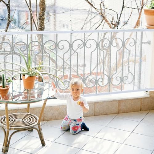 Hosuly Banister Guard Balcony Netting, 18 x 3 ft, 1 Set - Image 5
