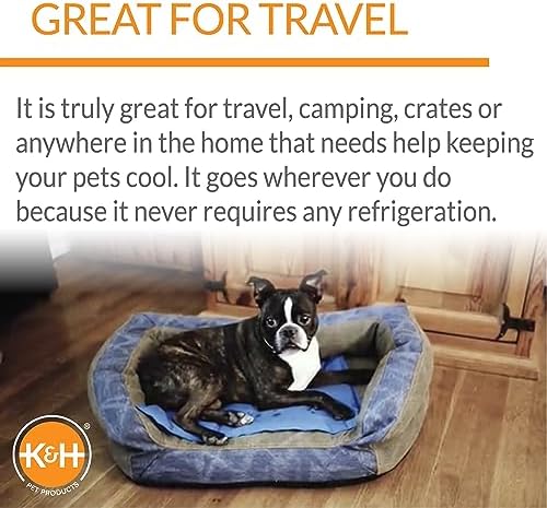 K&H Pet Products Coolin' Pet Pad Blue Small 15 X 11 Inches - Image 5
