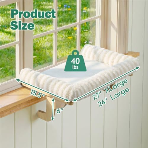 Zakkart Mellow Cat Perch for Windowsill - Image 4