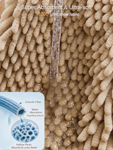 Chenille Hand Towel, Cute Cartoon Shaped Chenille Ball Towel - Image 3