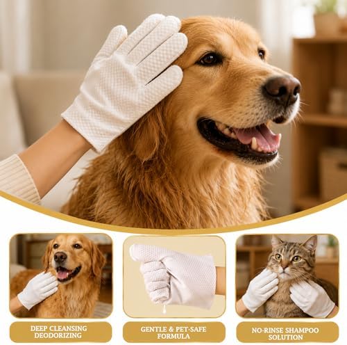 Hypoallergenic Pet Glove Wipes for Dogs & Cats - Image 4