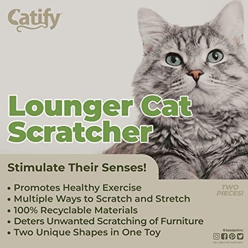 Best Pet Supplies Catify Corrugated Cardboard Cat Scratcher - Image 5