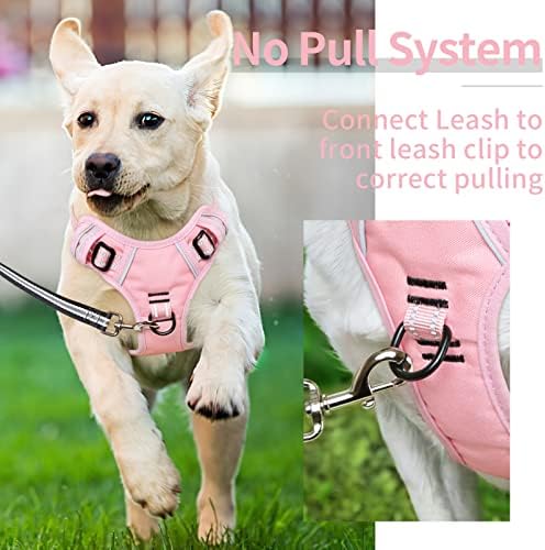 HEELE Dog Harness, No Pull Adjustable Padded Reflective Harness - Image 4