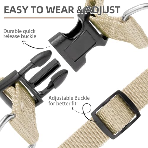 PUPTECK No Pull Dog Harness Medium Sized Step-in Adjustable Puppy Vest - Image 3