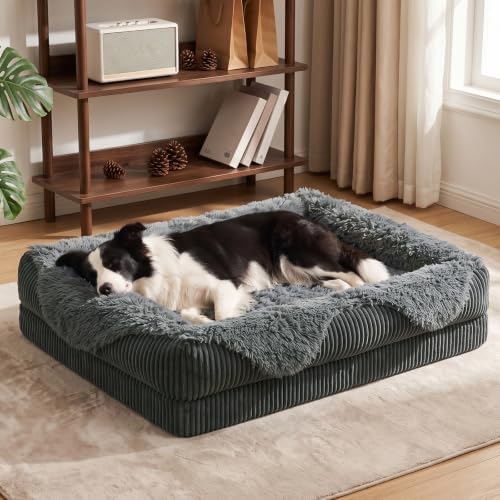 GASUR Orthopedic Dog Bed for Medium Sized Dog, Washable Dog Couch Beds by GASUR