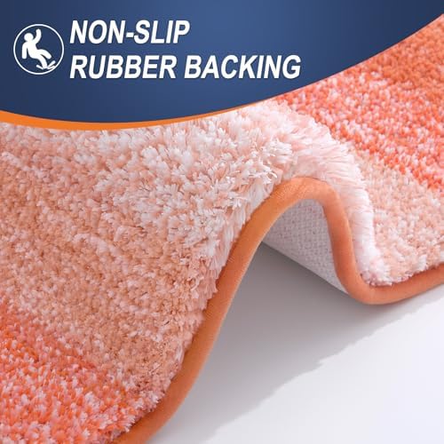 OLANLY Bathroom Runner Rug 59x24, Extra Soft Absorbent Microfiber Bath Rugs - Image 5