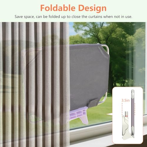 Cat Window Perch for Small Window, Cordless Cat Window Hammock, Cats Seat for - Image 4
