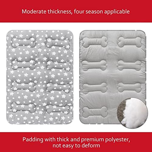 Dog Crate Pad Mat 2 Pack, Soft Dog Bed Mat - Image 2