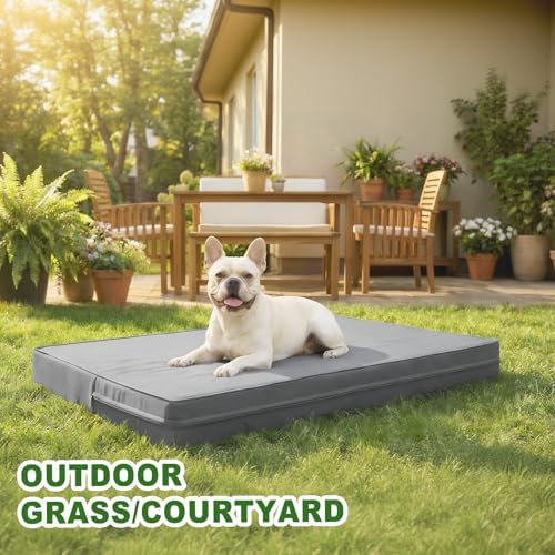 Waterproof Small Dog Bed Washable Orthopedic Wipeable Leather Crate Pad 24" - Image 6
