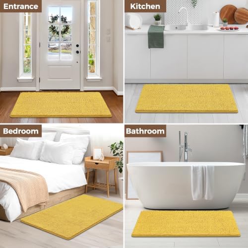 Bcoimo 48x30 Chenille Bath Mat – Non-Slip - Image 6
