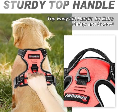 BARKBAY Dog Harness No Pull for Large Dogs Front Back Clips, Dog Vest - Image 3