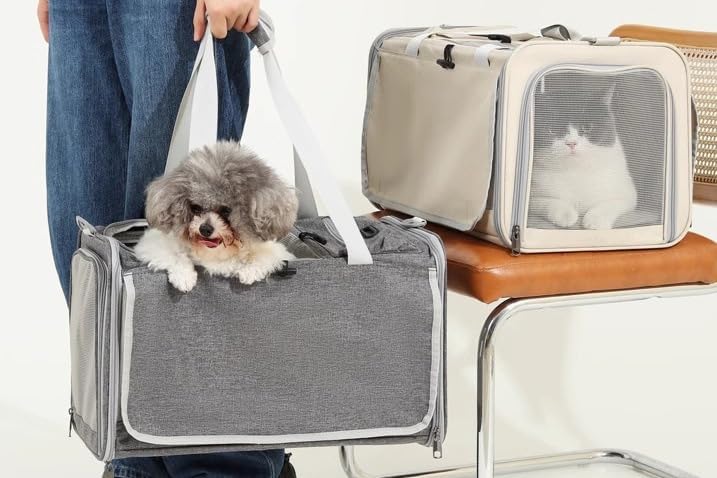 Pet Carrier Bag for Cats & Small Dogs, Airline Approved Travel Cat Carrier - Image 3