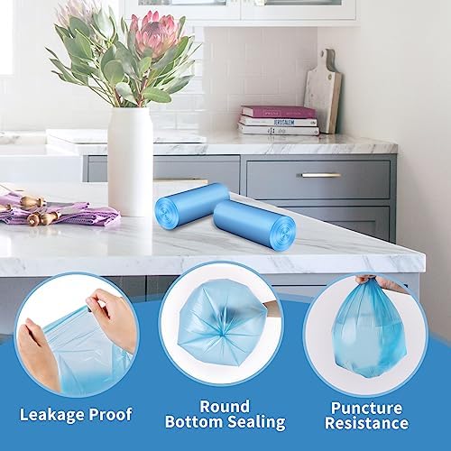 1.2 Gallon Bathroom Trash Bags Durable Tear-Resistant - Image 2