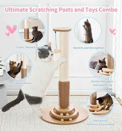 Made4Pets Cat Scratching Post for Indoor Cats - Image 2