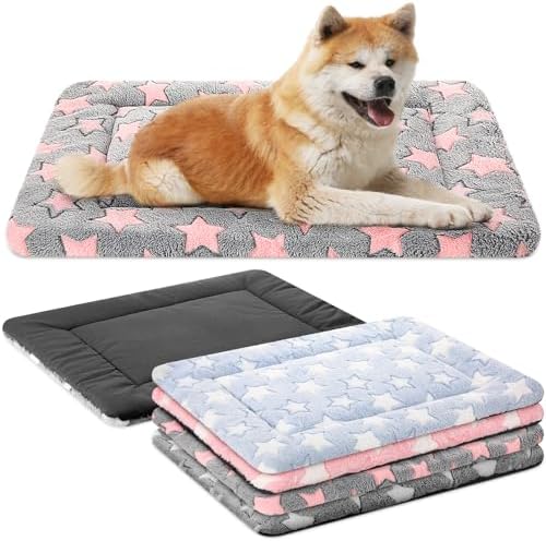 VitalCozy 4 Pcs Dog Crate Pads Soft Warm by VitalCozy