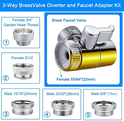 Sink Faucet Sprayer Attachment, Sink Shower Sprayer Attachment Set To Tub Faucet - Image 4