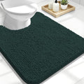 OLANLY Toilet Rugs U-Shaped 24x20, Soft Absorbent Chenille Contour Rugs by OLANLY