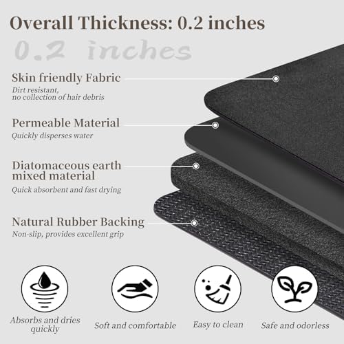 Bath Rugs 24x17-Diatomaceous Earth Stone Bath Mats - Image 5