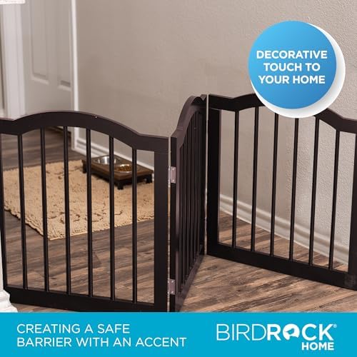 INTERNET'S BEST Arched Top Dog Gate | 3 Panel, and Porch | Portable, Extra Wide - Image 4