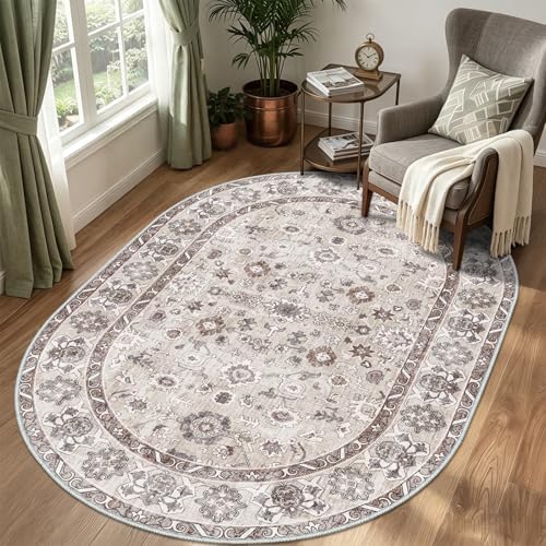 3x5 Oval Area Rug Washable Floor Mat - Image 7