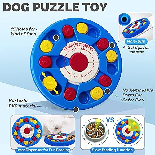 Joansan Dog Puzzle Toy, Interactive Dog Game, Mentally Stimulating Treat - Image 2