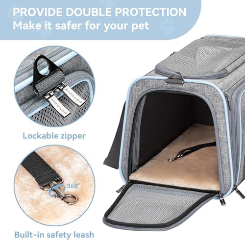 Petsfit Medium Double Expandable Cat Carrier - Image 6