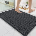 Smiry Bathroom Rugs 35X24, Extra Soft Rubber Backing Chenille Bath Mats by Smiry