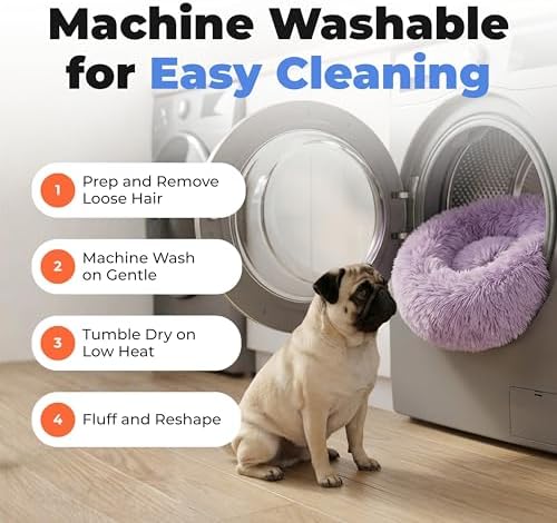 Best Pet Supplies Round Calming Dog Bed - Image 4