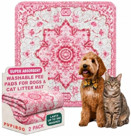 PUPIBOO Washable Pee Pads for Dogs and Cats by PUPIBOO