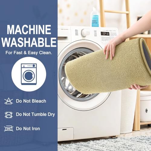 OLANLY Memory Foam Bathroom Runner Rug 59x20, Absorbent Long Bath Mat - Image 6