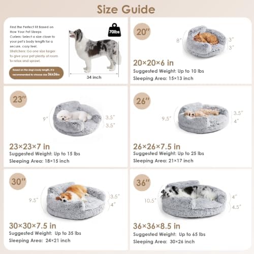 EHEYCIGA 26" Calming Donut Dog Bed - Image 3