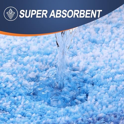 OLANLY Large Bathroom Rugs 44x32, Extra Soft Absorbent Microfiber Bath Rugs - Image 3