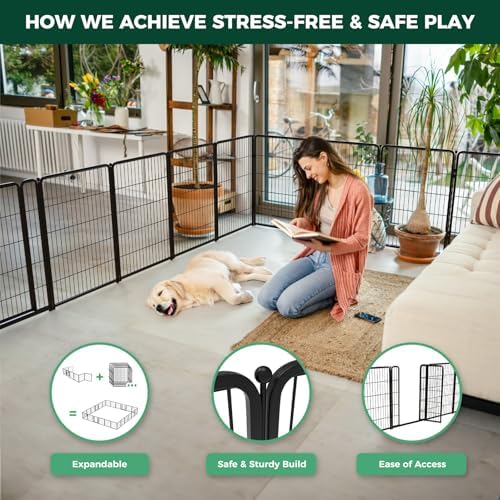 FXW Homeplus Indoor Dog Playpen, 16 Panels, - Image 4
