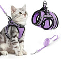 rabbitgoo Cat Harness and Leash Set, Step-in Soft Vest, Light Purple by rabbitgoo
