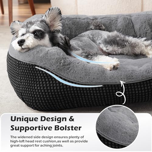 INVENHO XL Dog Beds Large Sized Dog, Washable Orthopedic Warming Soft Sleeping - Image 3