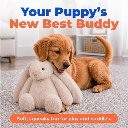 Best Pet Supplies Bunny Buddy Squeaky Plush Dog Toy - Image 2