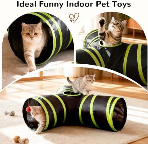 Tempcore Cat Tunnel, 3-Way Collapsible Toy - Image 7