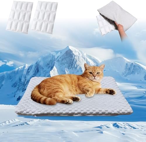 2-in-1 Cooling Pet Mat & Crate Pad by GooCarePetSupplies
