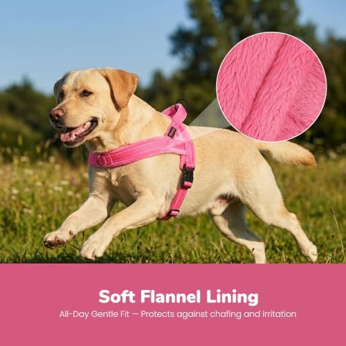 Didog No Pull Dog Harness for Large Dogs, Soft Flannel Padded - Image 2
