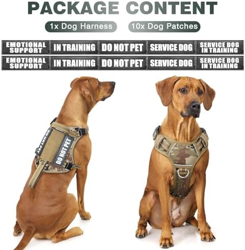 WINSEE Tactical Dog Harness, No Pull Dog Harness - Image 2
