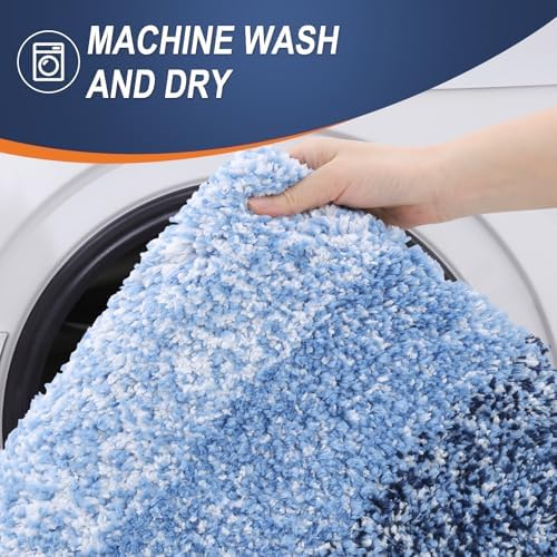 OLANLY Bathroom Runner Rugs Mat 44x20, Extra Soft Absorbent Microfiber Bath Rugs - Image 6