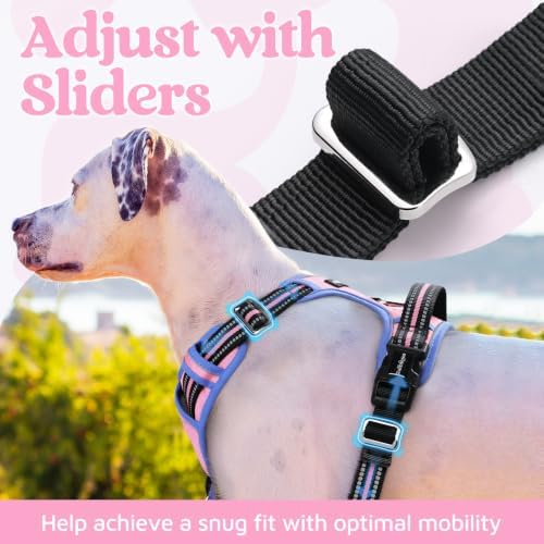 rabbitgoo Dog Harness Medium Sized, No Pull 3 Buckles Easy On & Off - Image 5
